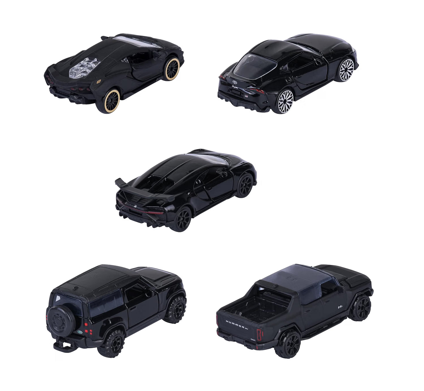 Majorette Black Edition 5 Car Set