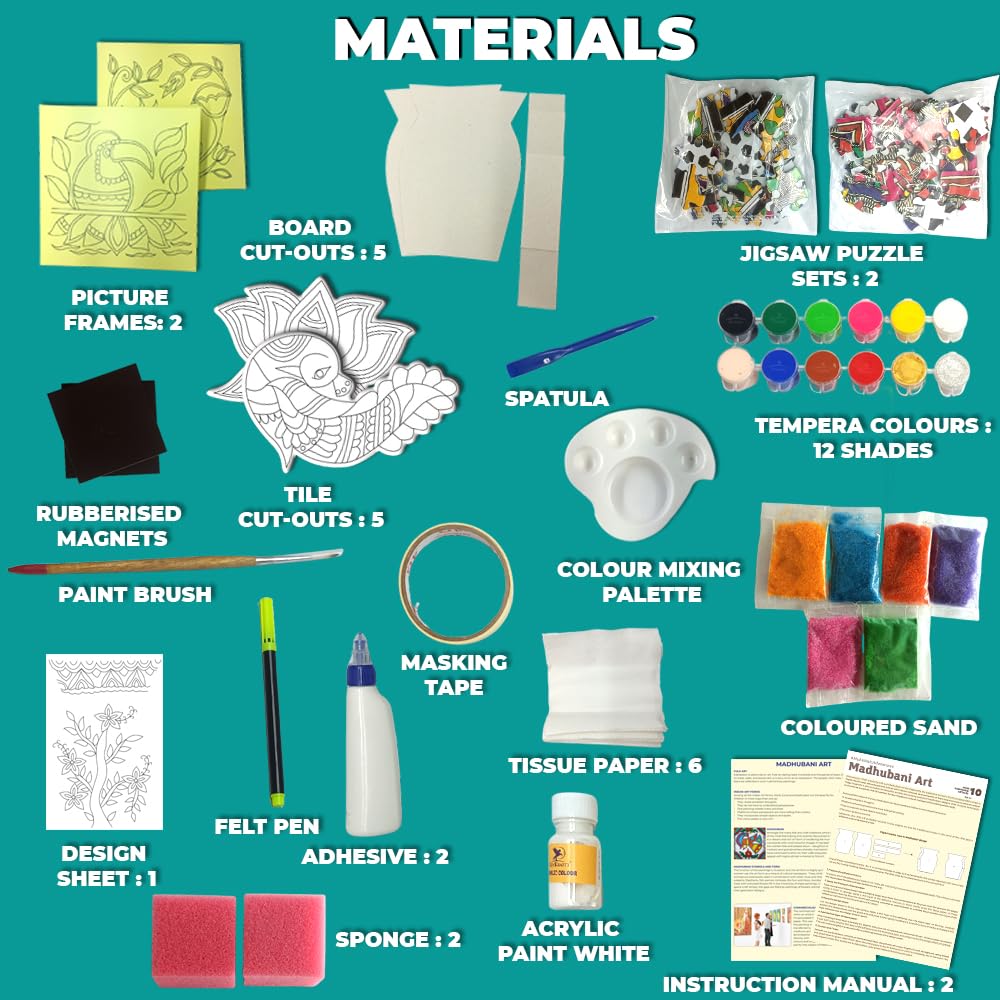 TOYKRAFTT Madhubani Art DIY Craft Kit (9–12 Years)