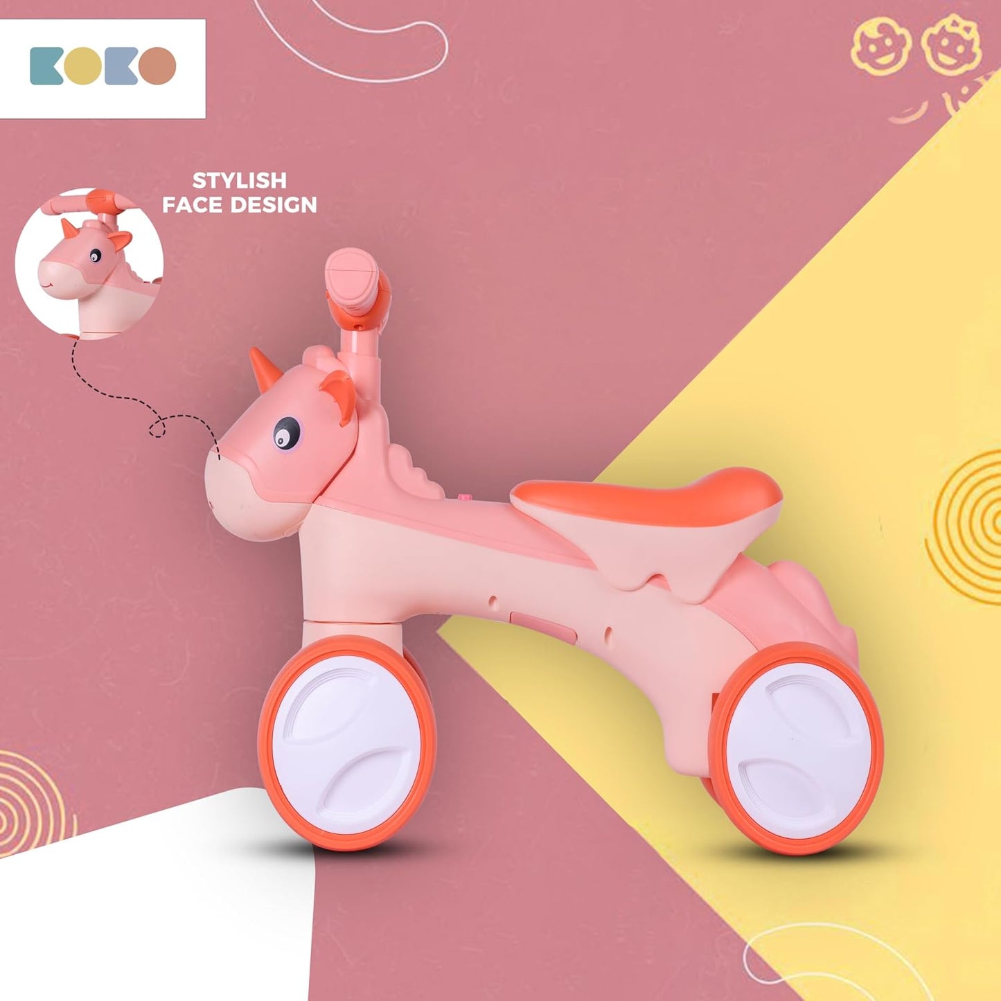 Koko Hurricane Balance Bike (Orange)