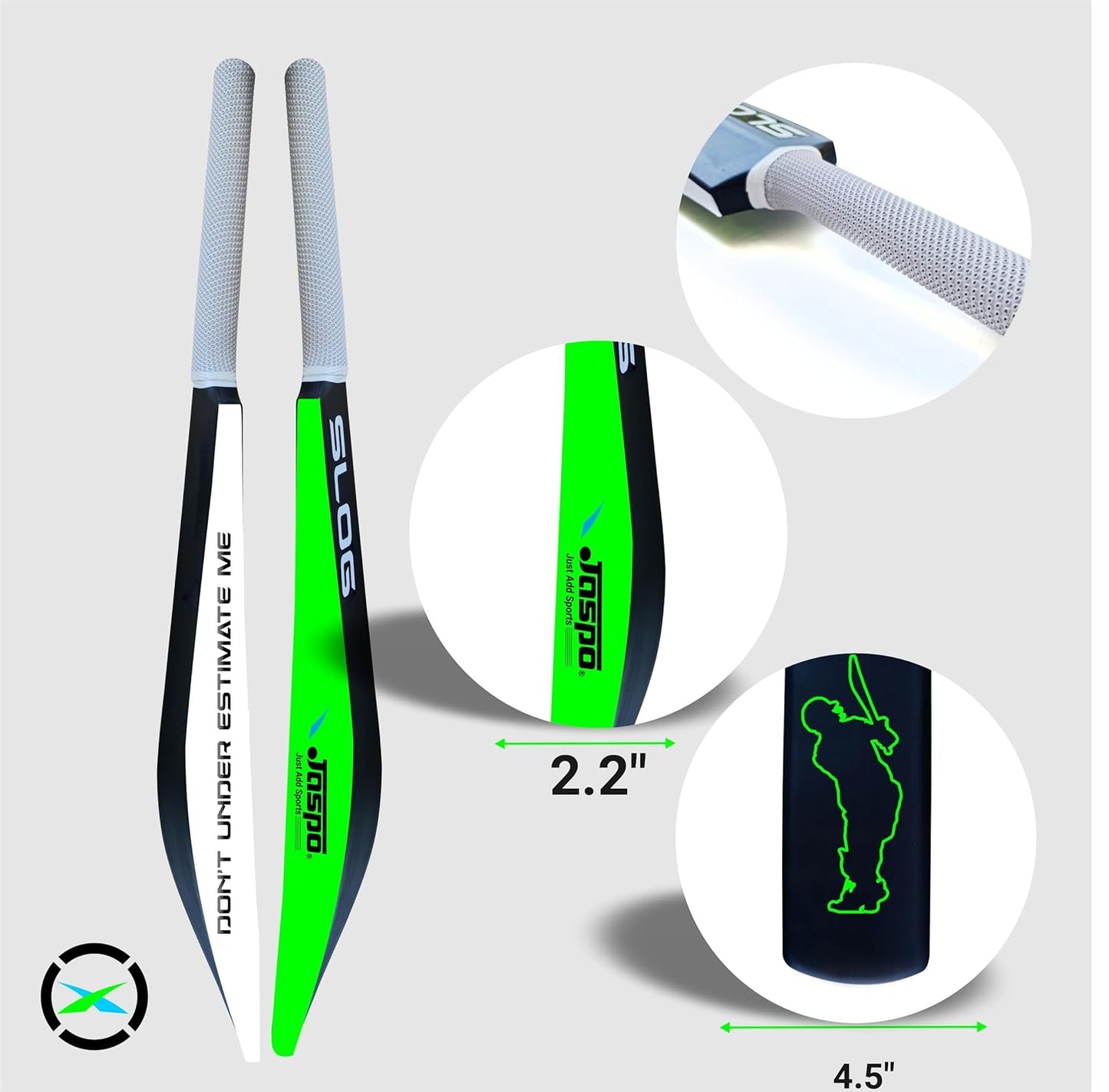 JASPO SLOG Plastic Tennis Cricket Bat