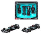Bburago 1/43 Scale set of 2 Mercedes-AMG F1 Racing Team W15 Formula 1 Model Cars.