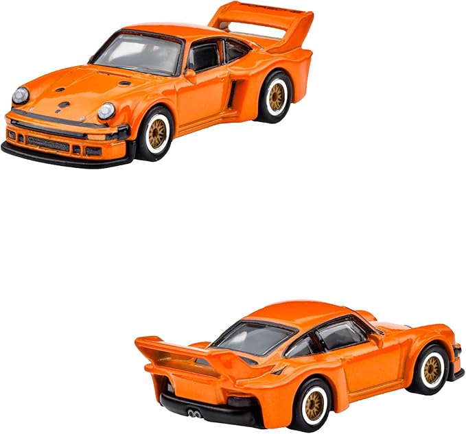 Hot Wheels Premium 4-Piece Die-Cast Car Set with Carrier.