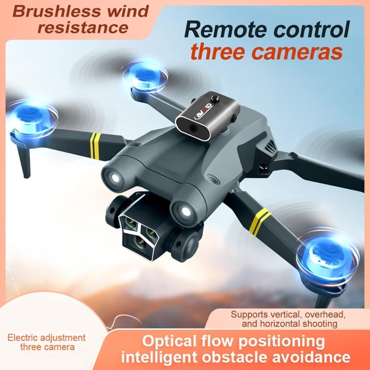 M3 MAX Brushless Drone with 4K Camera