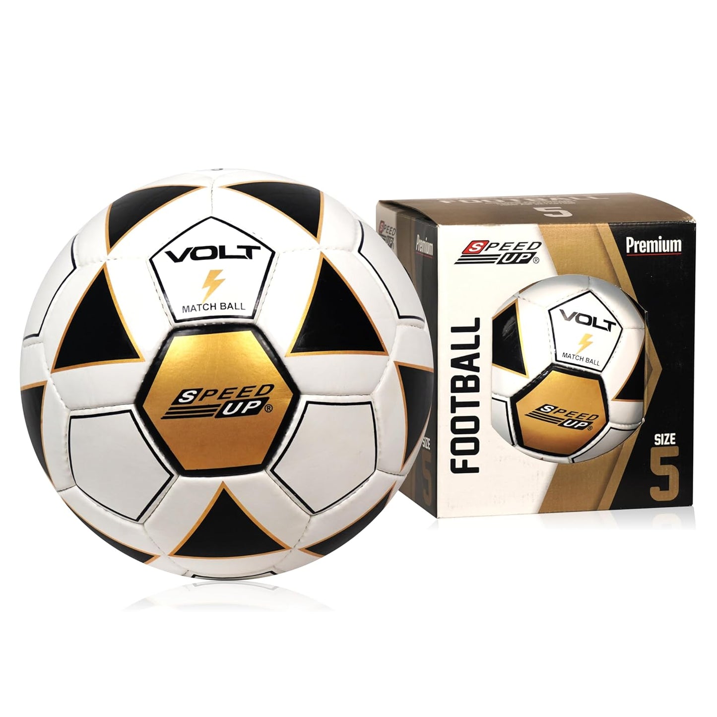 ⚽ SPEED-UP Volt Professional Football (Size 5)