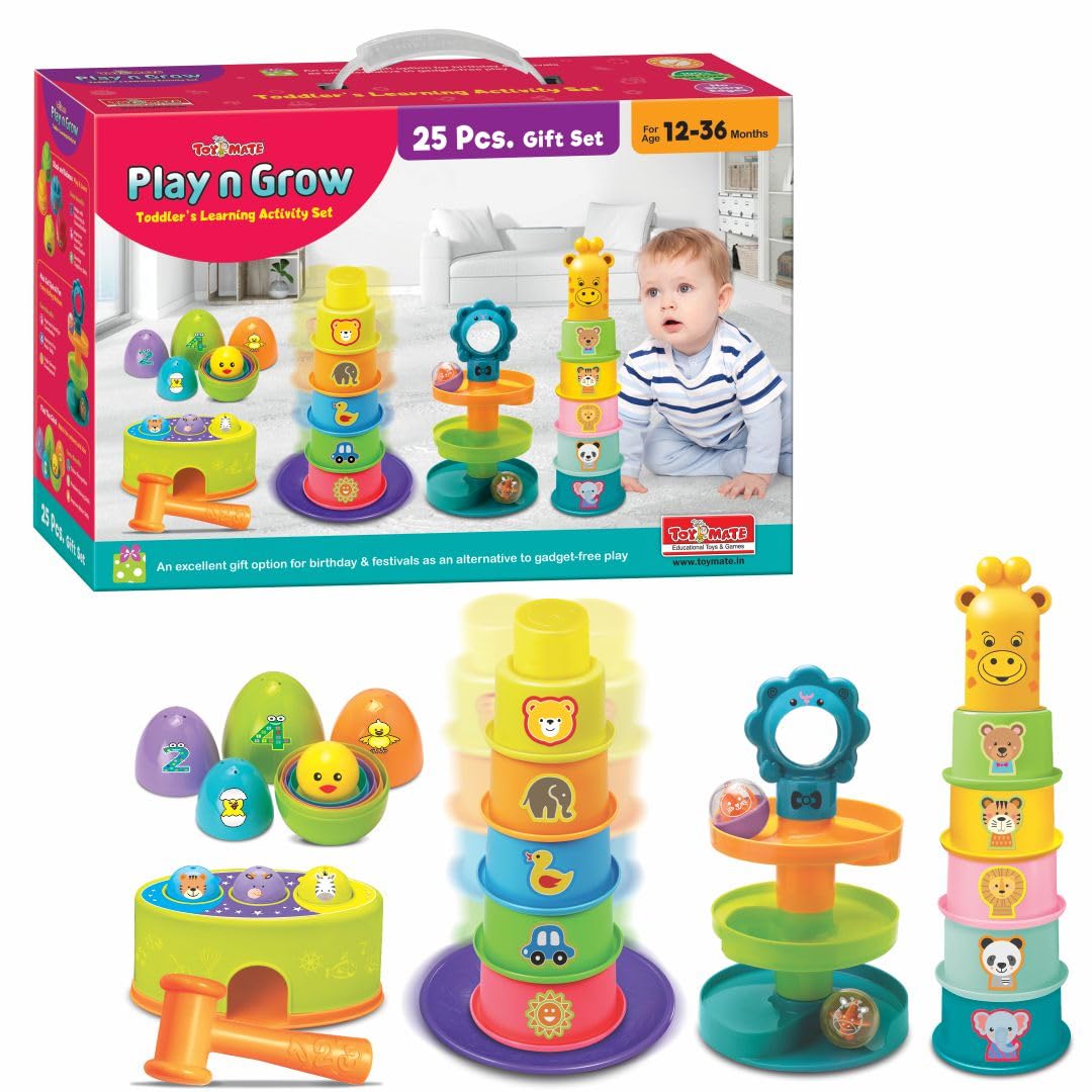 ToyMate Play N Grow 25-Piece Gift Set (12–36 Months)