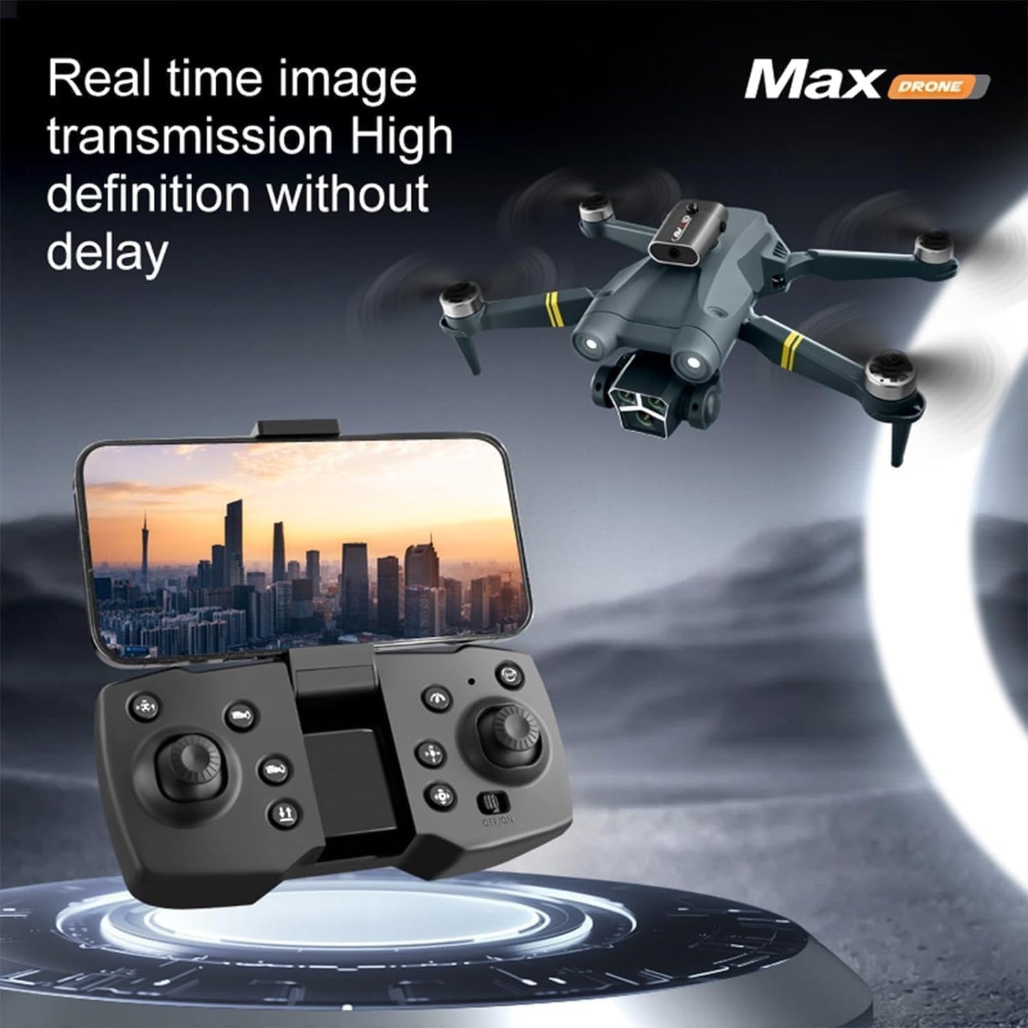 M3 MAX Brushless Drone with 4K Camera