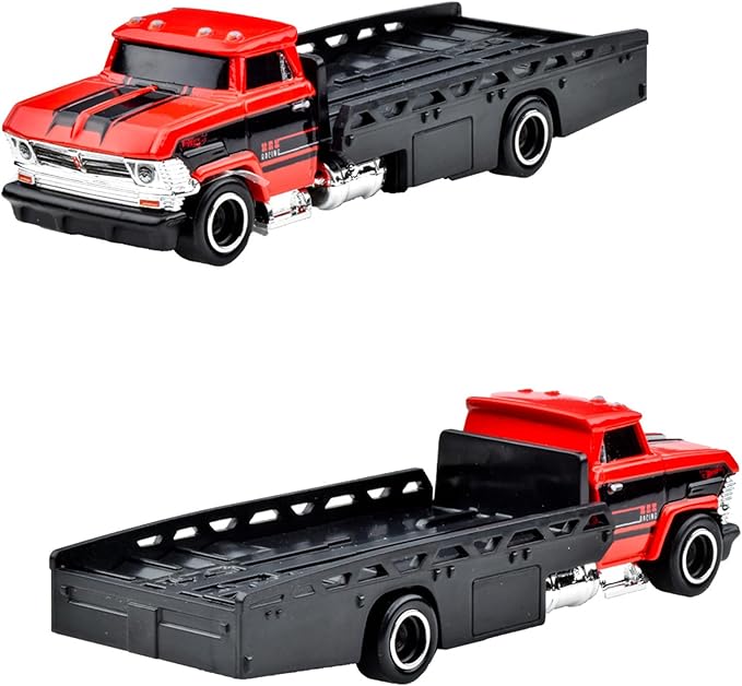 Hot Wheels Premium 4-Piece Die-Cast Car Set with Carrier.