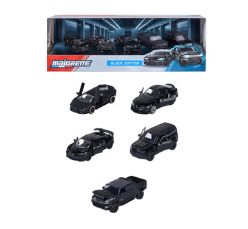 Majorette Black Edition 5 Car Set