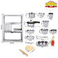 RAMSON Stainless Steel Kitchen Playset (34 Pieces) for Kids.