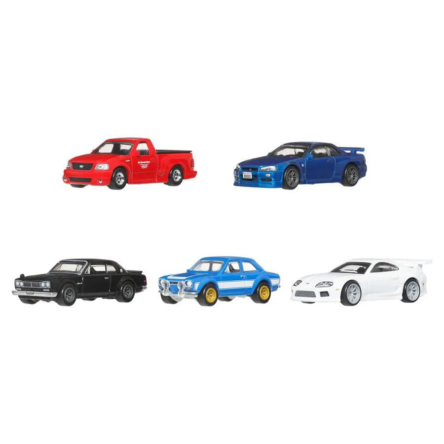 Hot Wheels Premium Fast  Furious 5-Pack – 25th Anniversary Edition.