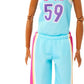 Barbie Made to Move Doll & Accessories, Brunette Basketball Player. (HKT74)