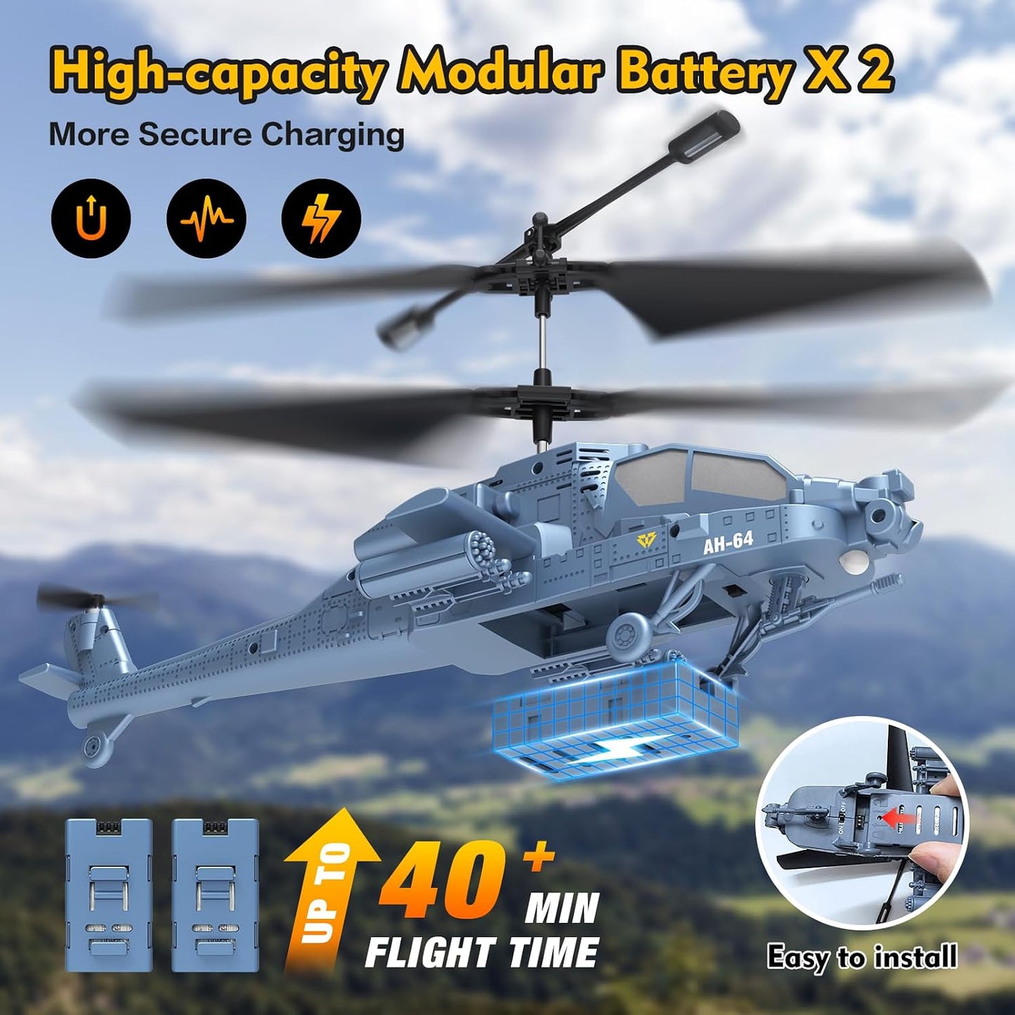 AIGIMU RC Military Helicopter
