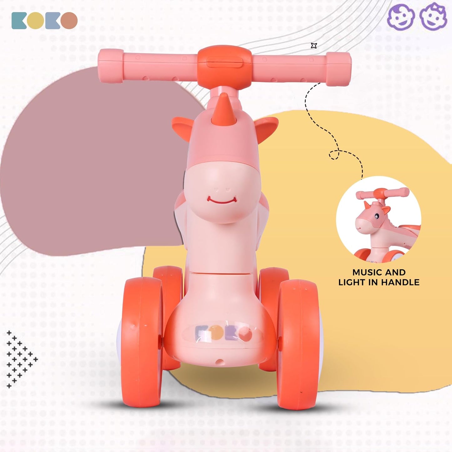 Koko Hurricane Balance Bike (Orange)