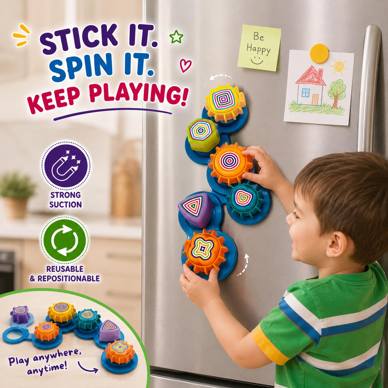 ToyMate Spinning Joy Shape ‘N’ Spin Gear Sorter (2–4+ Years)