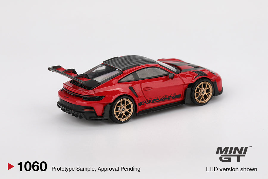 MINI GT 1060 PORSCHE 911 GT3 RS GUARDS RED