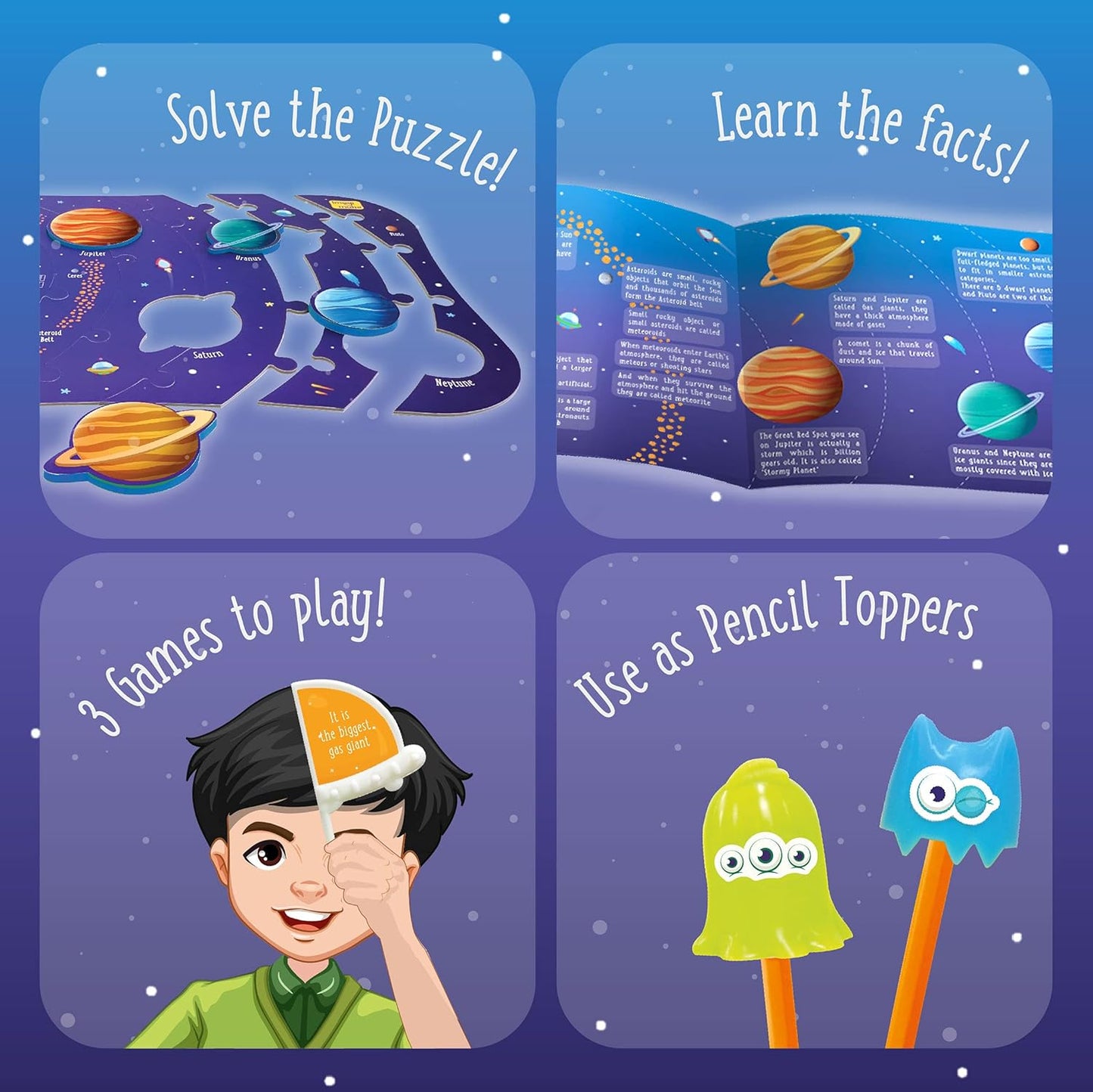 Imagimake Mapology Solar System Puzzle - Learning Aid And Educational Toy.