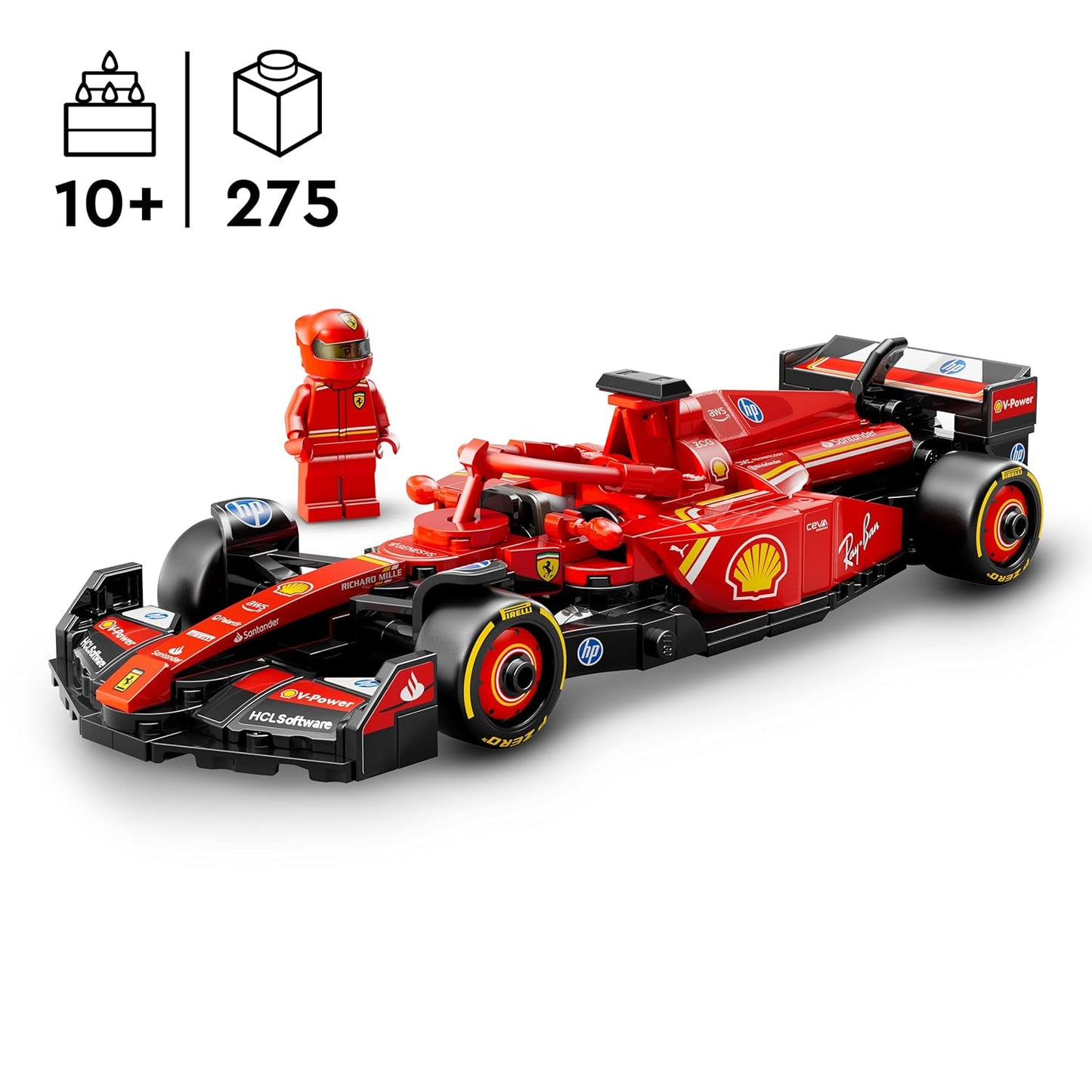 🔹 LEGO Speed Champions Ferrari SF‑24 F1 Race Car 77242