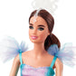 Brunette Ballet Wishes Doll with Blue and Purple Tutu. (HCB87)
