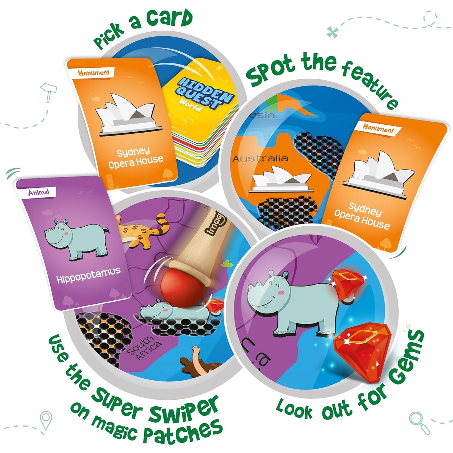 Imagimake Kids Mapology Hidden Quest Board Game.