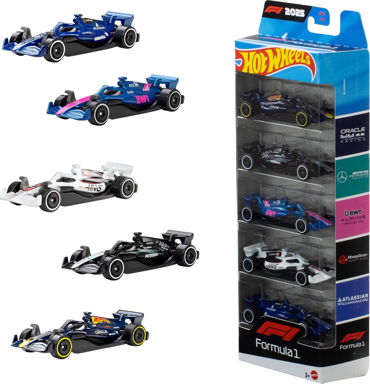 Hot Wheels Formula 1 5-Pack (1:64 Scale)