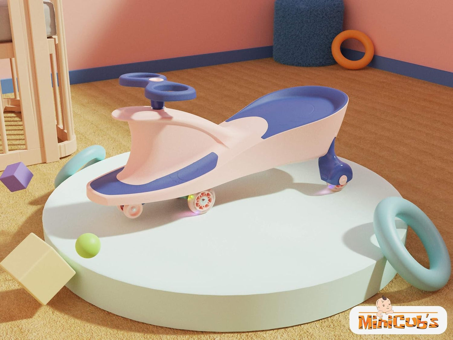 Kids Wiggle Ride-On Car.
