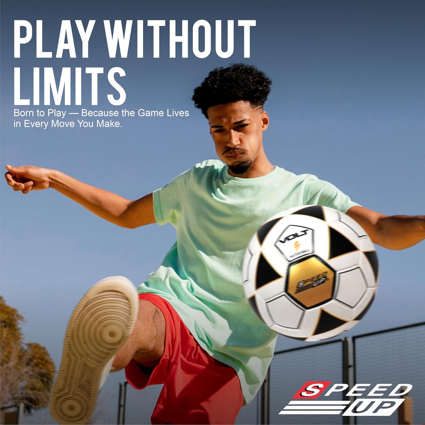 ⚽ SPEED-UP Volt Professional Football (Size 5)