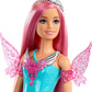 Mattel Barbie Doll With 2 Fantasy Pets(JCW48)