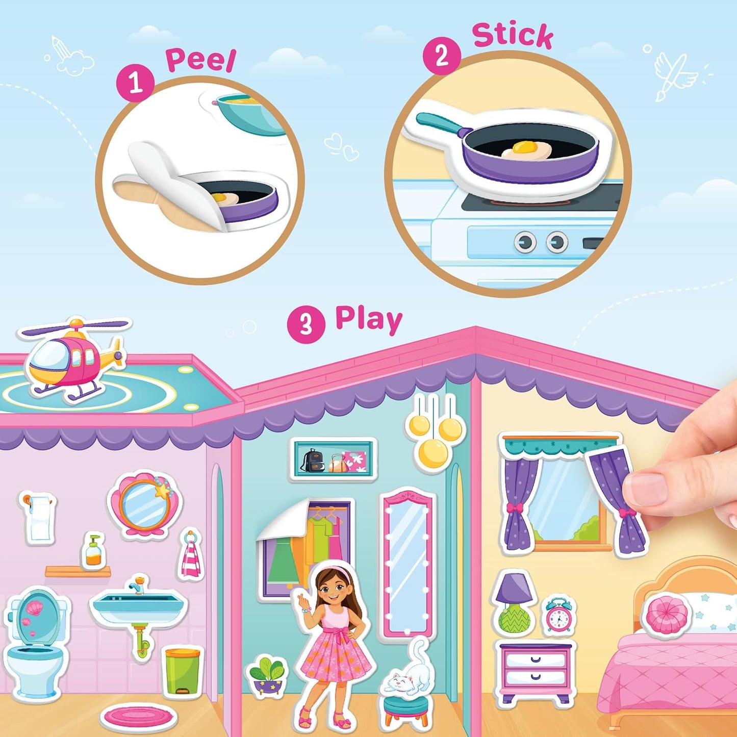 Imagimake My Dream House Sticker Playset