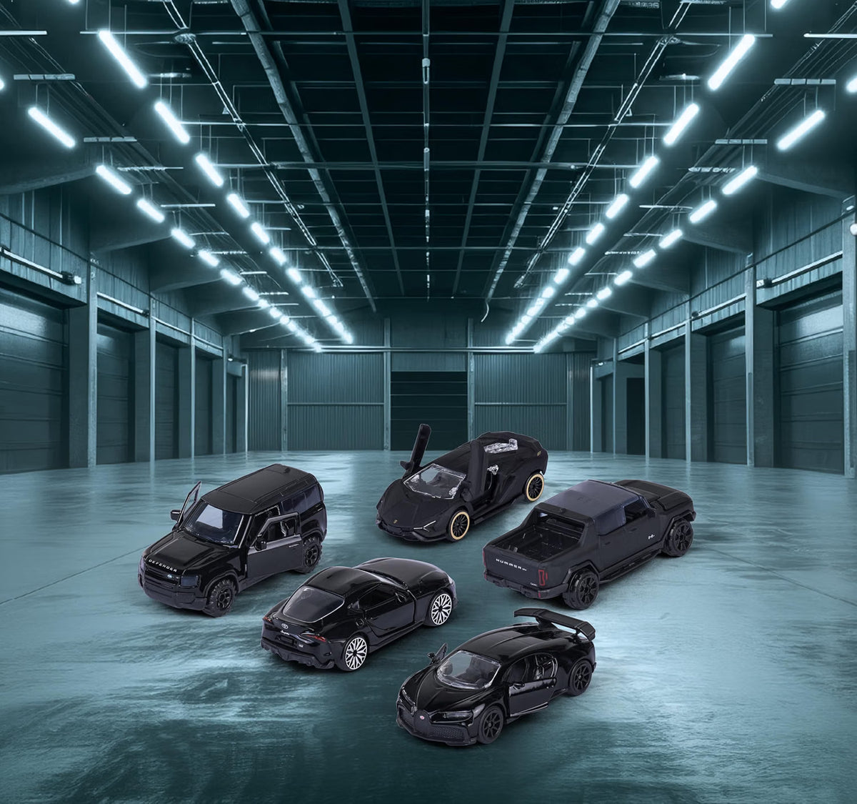 Majorette Black Edition 5 Car Set