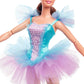 Brunette Ballet Wishes Doll with Blue and Purple Tutu. (HCB87)