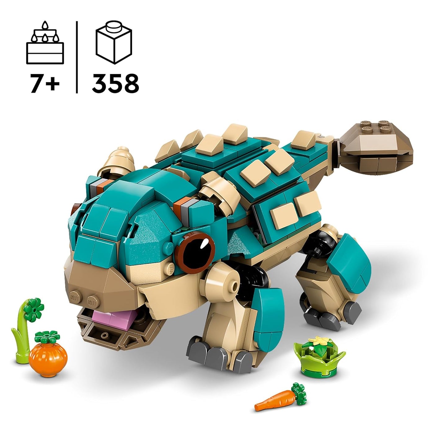 🔹LEGO Jurassic World Baby Bumpy: Ankylosaurus 76962