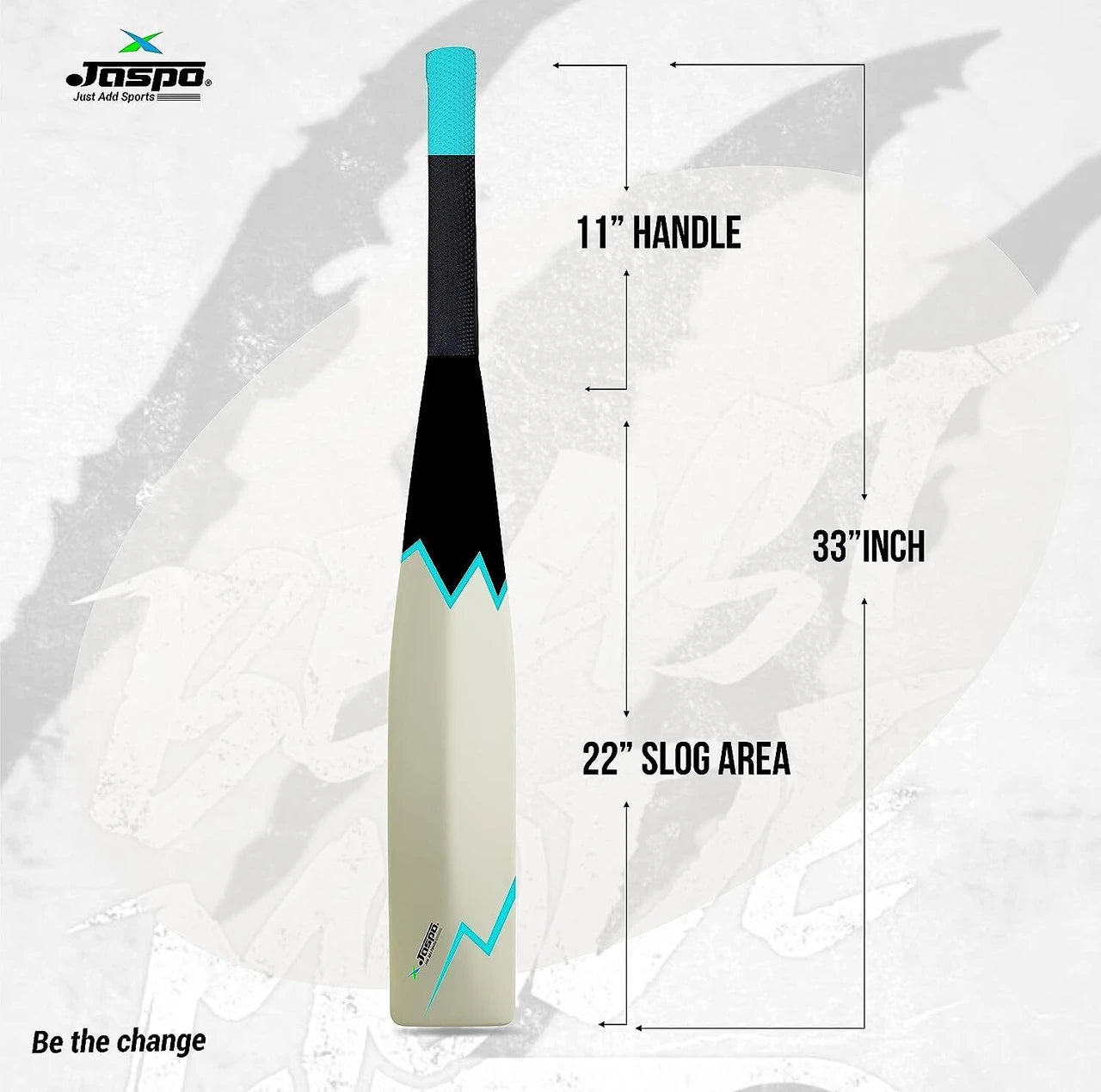 JASPO Wild Heavy Duty Plastic Cricket Bat – Full Size