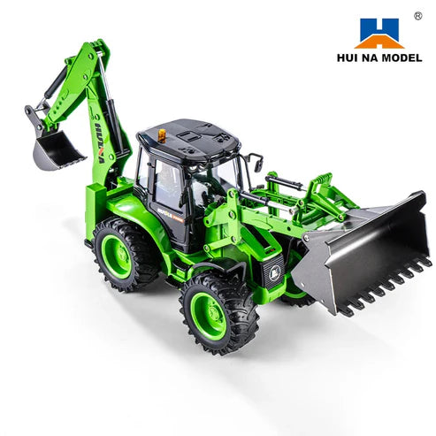 OUKAFEN Huina Remote Control 9 Channel 1:14 1579 Heavy Duty Backhoe Loader Bulldozer (JCB)