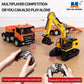 Huina 1319 RC Tractor Truck with Excavator Trailer – 1:18 scale
