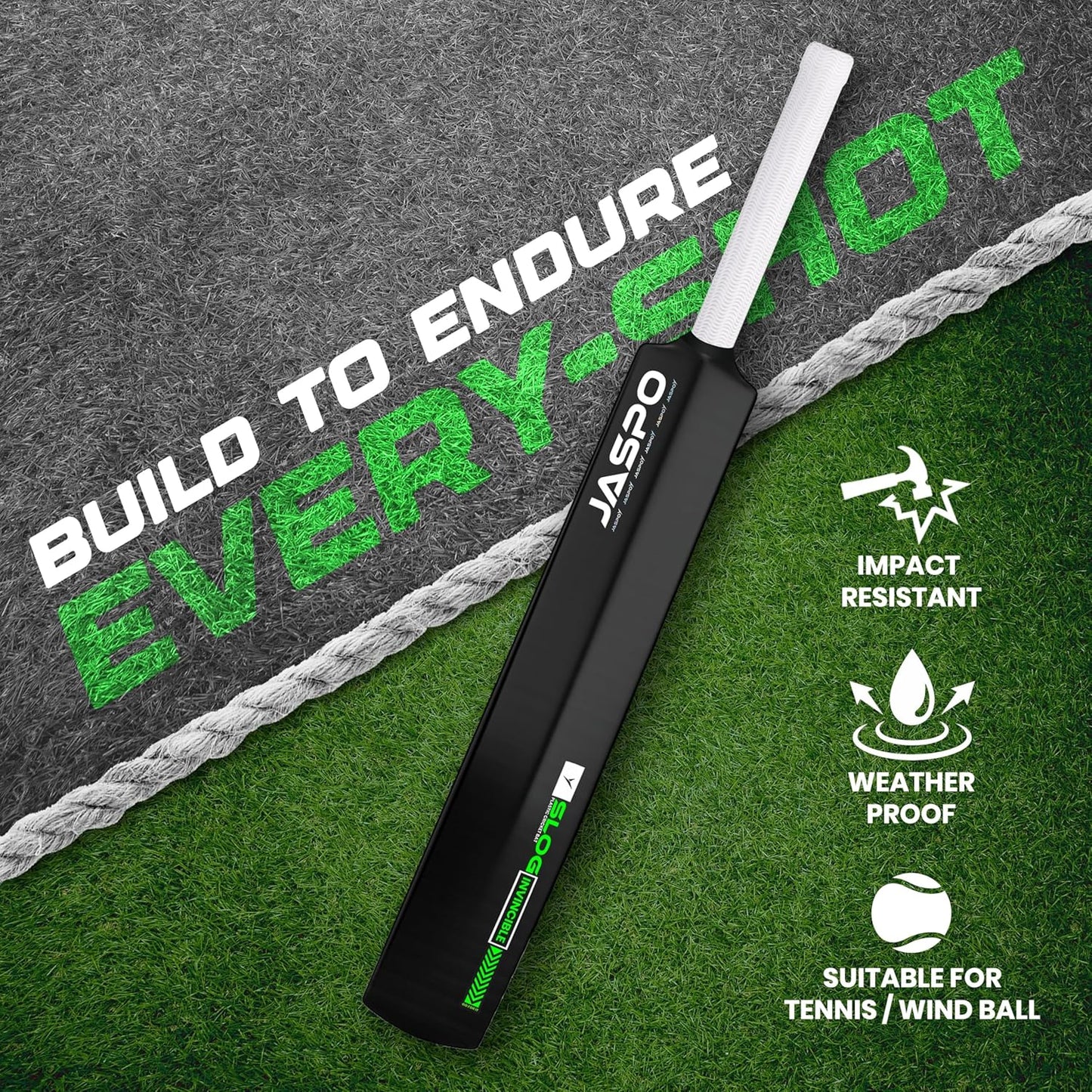 JASPO SLOG Plastic Tennis Cricket Bat