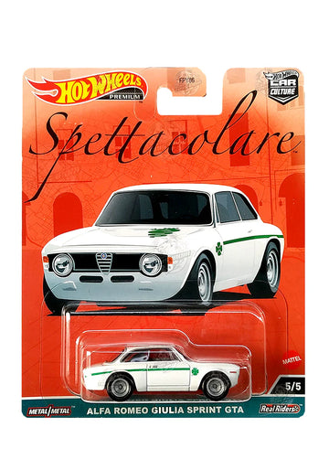 Hot Wheels Car Culture Spettacolare Alfa Romeo Giulia Sprint GTA