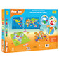 Imagimake Mapology Combo: Map Puzzle of India and World with Capitals, with free monuments of india any one pies.