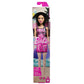 Barbie Fashion Doll with Straight Dark Burgundy Hair. (HRH10)