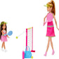 Barbie Stacie Chelsea Tennis Playset with 2 Dolls 5+ Accessories (HRG83)