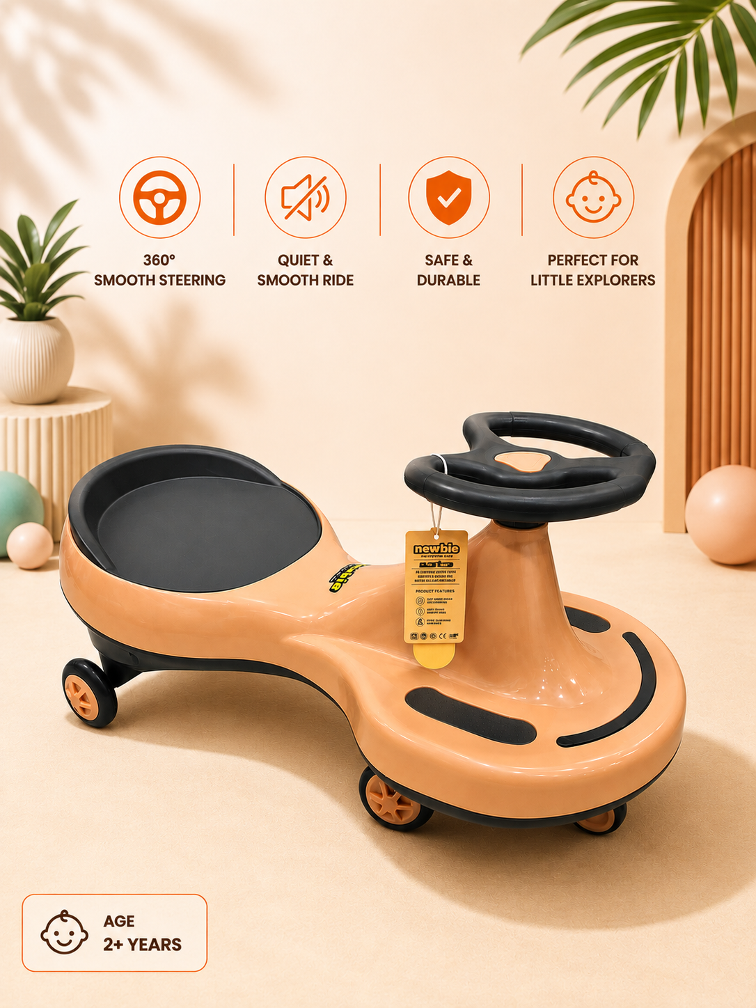 Newbie Kids Wiggle Car – Fun, Safe Easy to Ride
