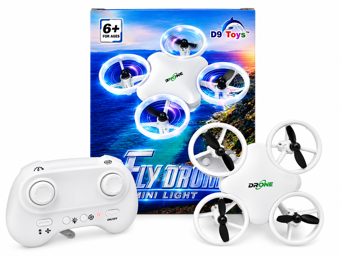 D9 Toys Fly Drone Mini Light ELF