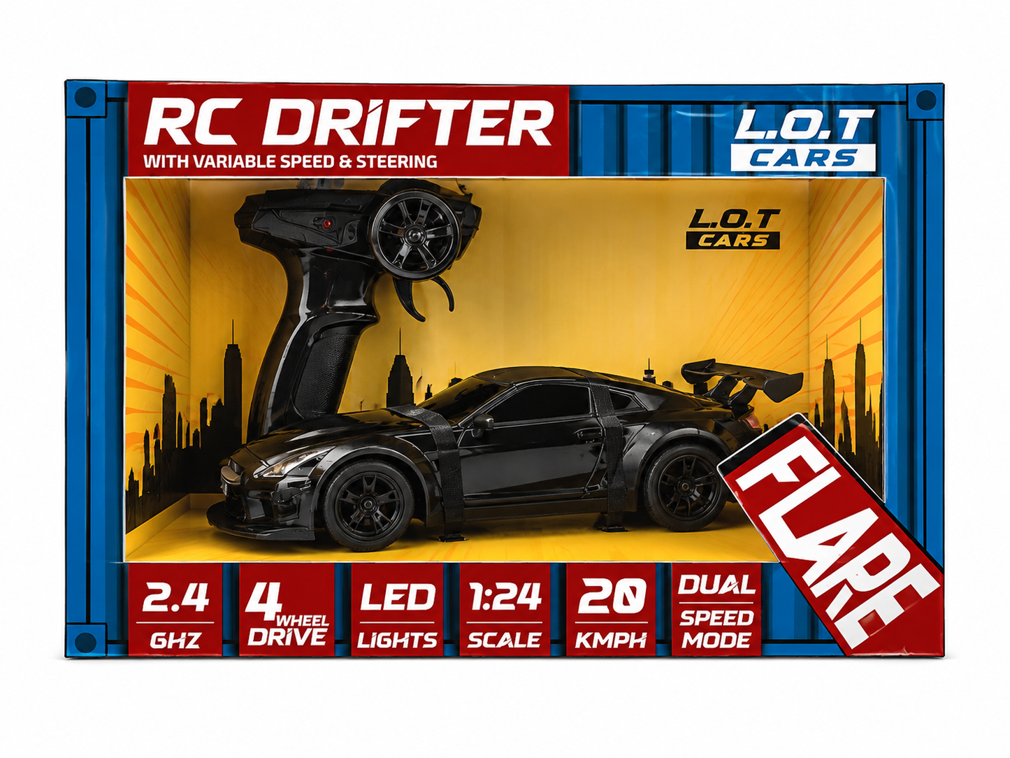 RC Drifter 1:24 Scale Remote Control Car