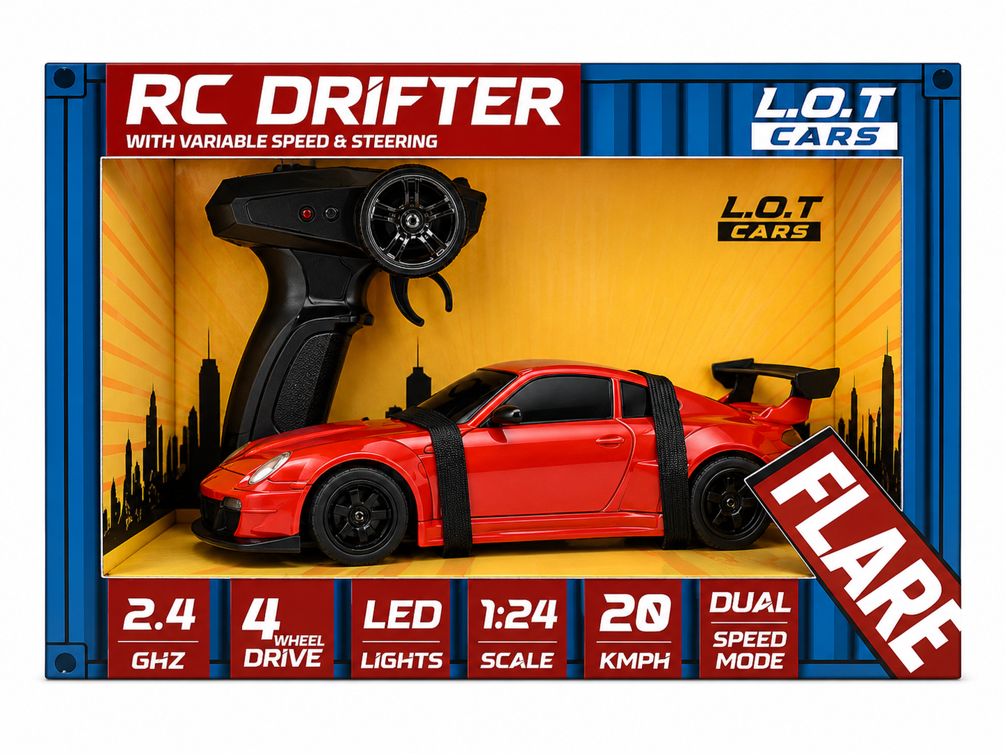 RC Drifter 1:24 Scale Remote Control Car