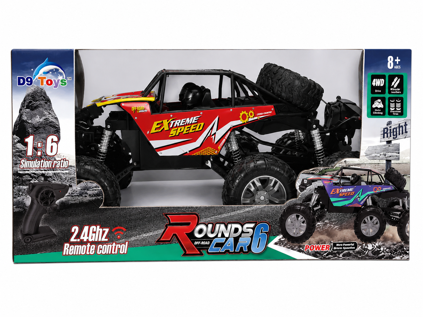 D9 Toys Extreme Speed RC Rock Crawler