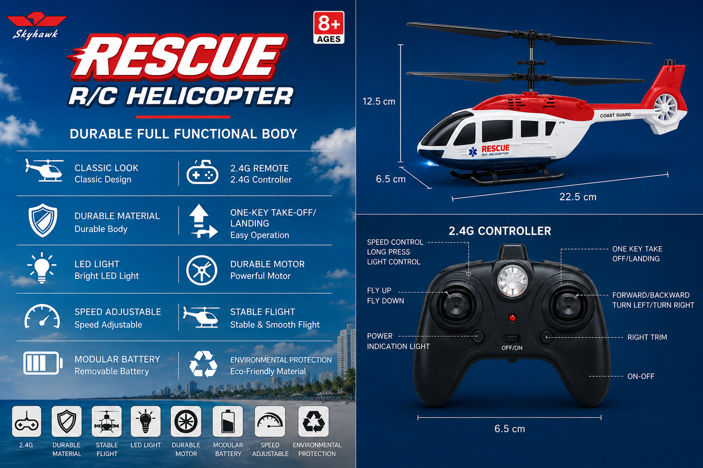 RECUE RC Helicopter