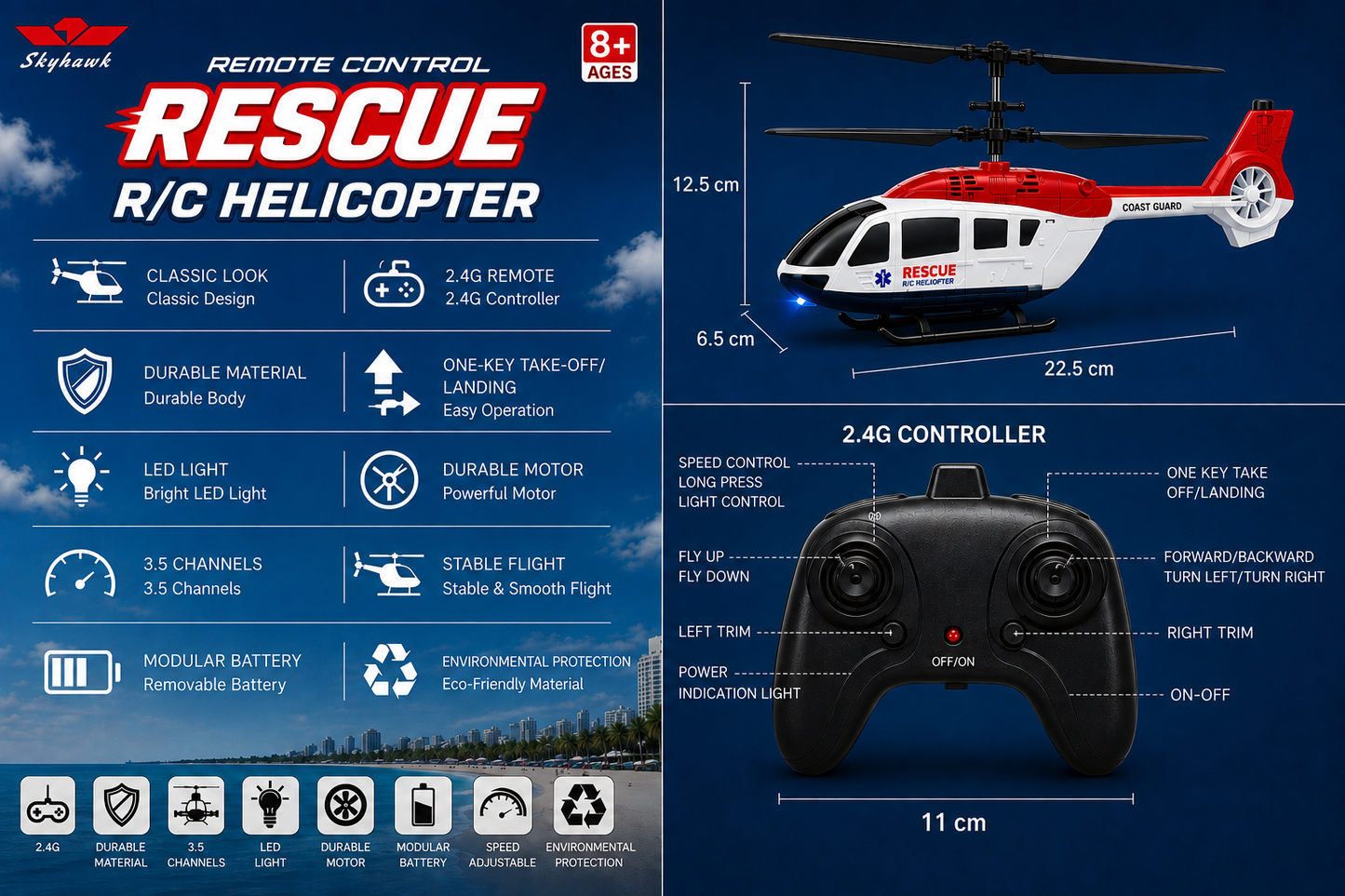 RECUE RC Helicopter