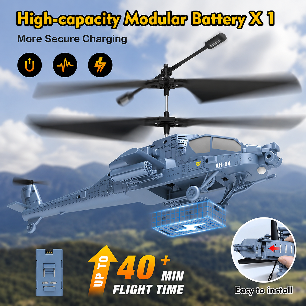 Flagship RC Military Helicopter