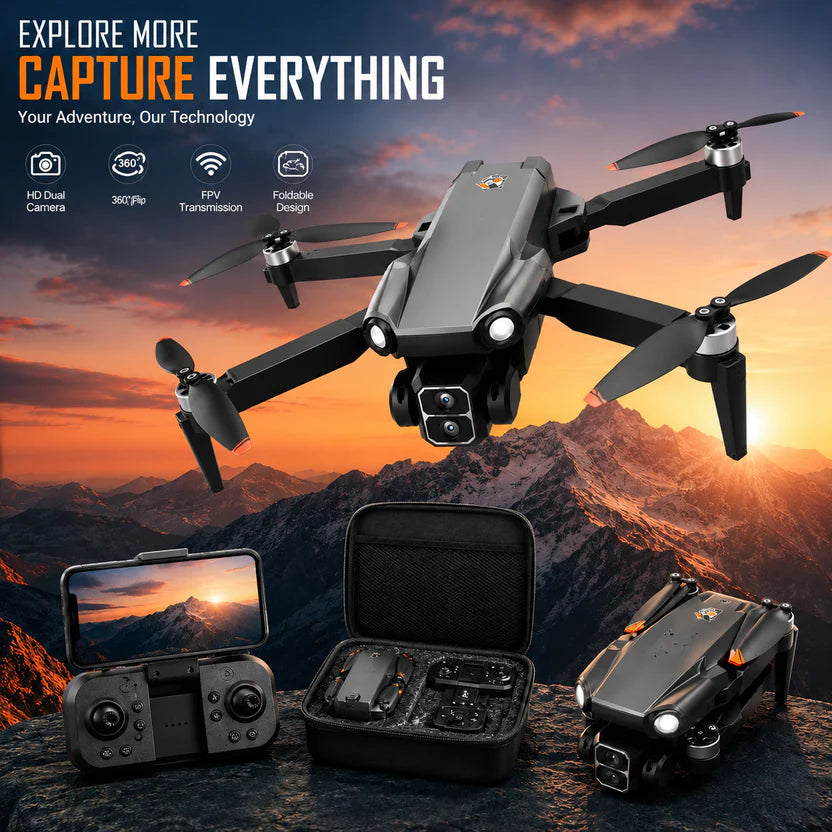Elision F9 HD Camera Drone with WiFi, Foldable RC Quadcopter.