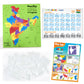 Imagimake Mapology Combo: Map Puzzle of India and World with Capitals, with free monuments of india any one pies.