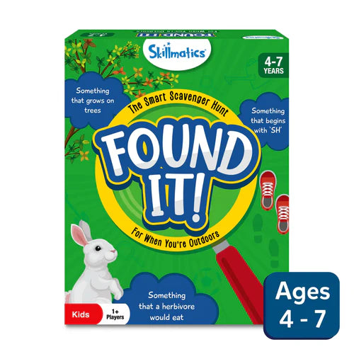 SKILLMATICS Found It Outdoor Edition Smart scavenger hunt (ages 4-7)